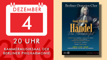 G. F. Händel – Das Alexanderfest