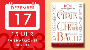 Graun: Weihnachtsoratorium / Charpentier: Te Deum / Bach: Ehre sei Gott in der Höhe